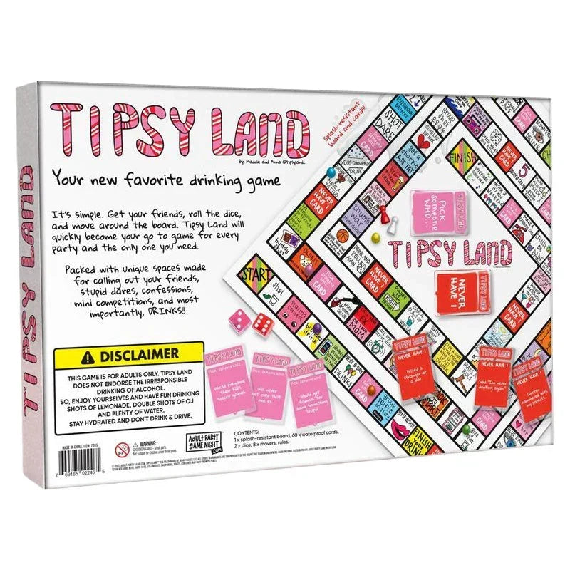 🔥 Last Day Sale 50% Off ⏰ Party Board Game - Fun Drinking Game for Friends 🍷