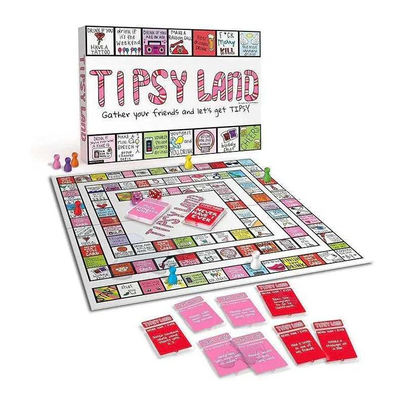 🔥 Last Day Sale 50% Off ⏰ Party Board Game - Fun Drinking Game for Friends 🍷