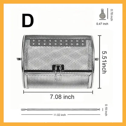 🔥HOT SALE 50% OFF 💖Stainless Steel Rotating Grill