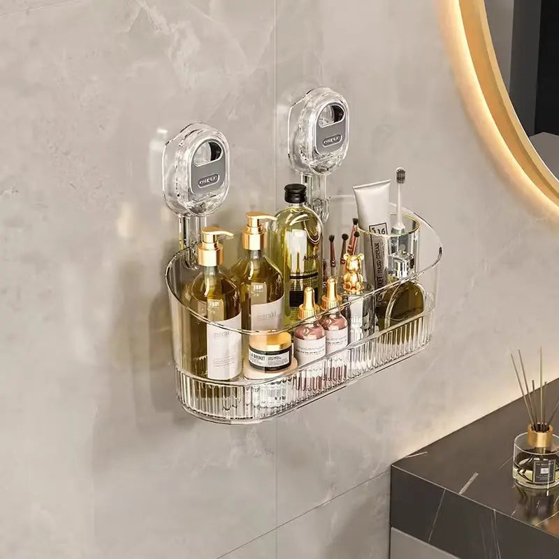 💖No-Drill Bathroom Suction Storage Box💖