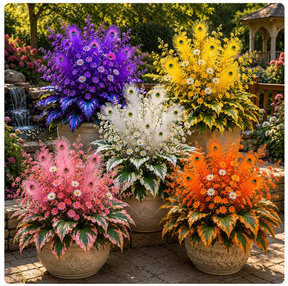 🌿🔥 Termical Hosta Corms – Stunning Colors That Brighten Any Space 🦚