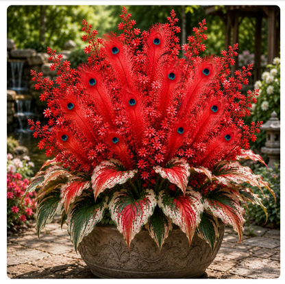 🌿🔥 Termical Hosta Corms – Stunning Colors That Brighten Any Space 🦚