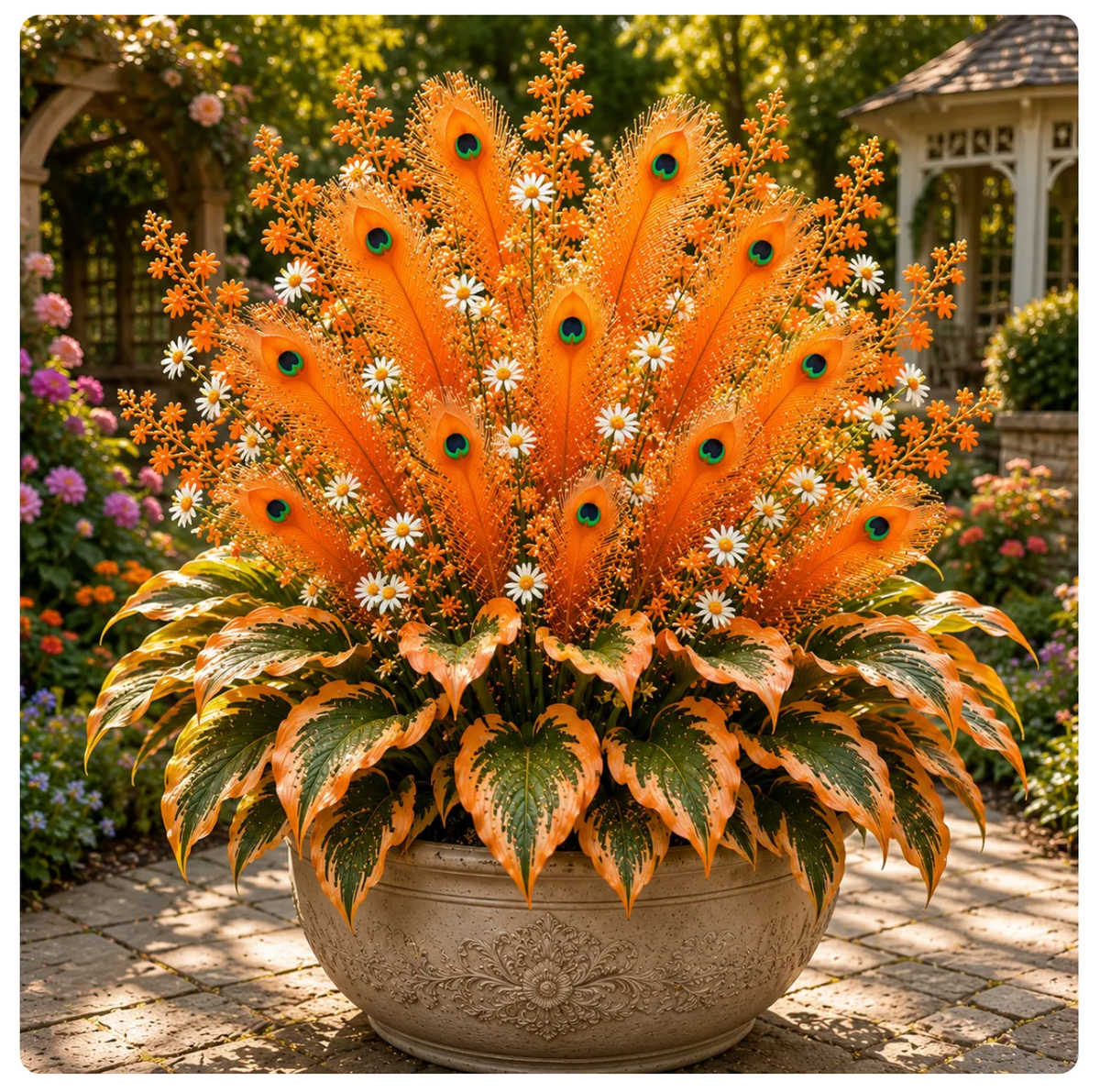 🌿🔥 Termical Hosta Corms – Stunning Colors That Brighten Any Space 🦚
