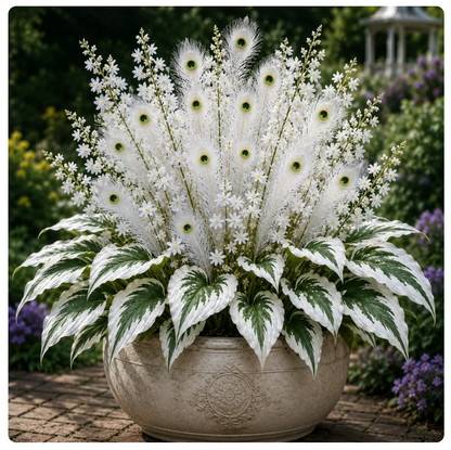 🌿🔥 Termical Hosta Corms – Stunning Colors That Brighten Any Space 🦚