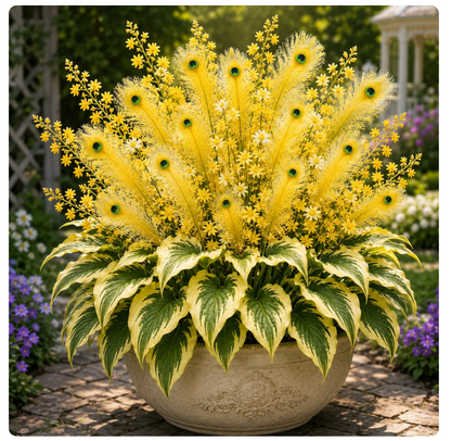 🌿🔥 Termical Hosta Corms – Stunning Colors That Brighten Any Space 🦚